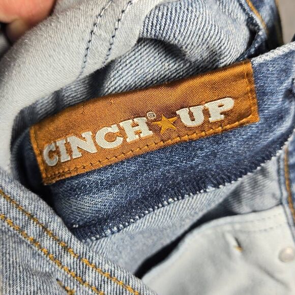 CINCH Bronze Men's Slim Mid Rise Western Denim Jeans MB90532002 Size 34x36 - Picture 9 of 10